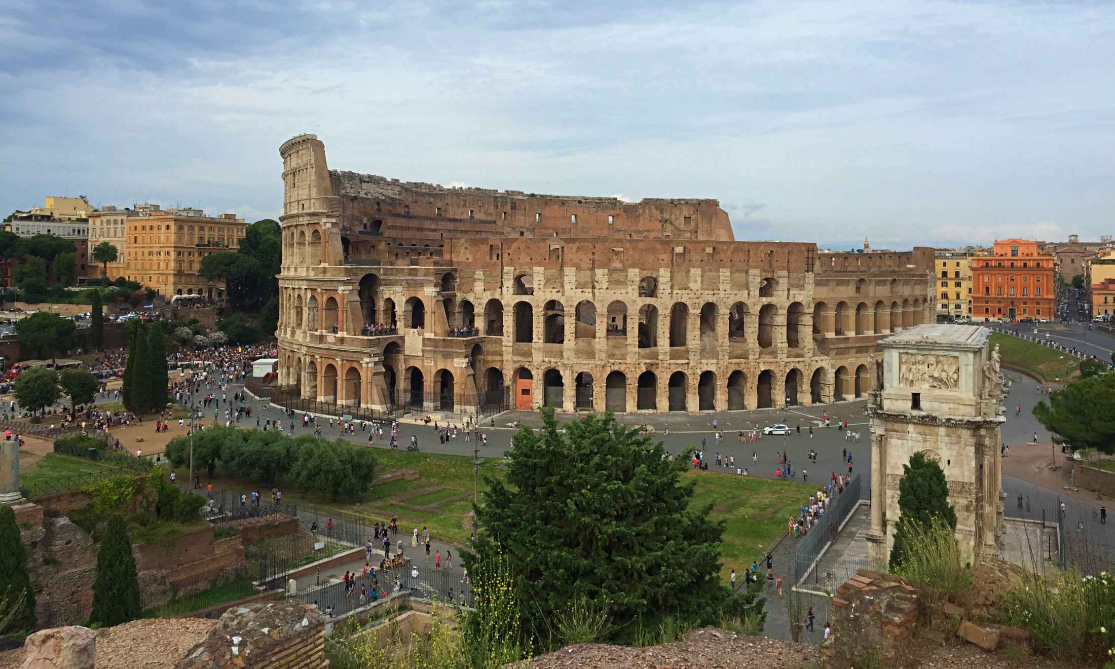 Collosseum Rome Forum View